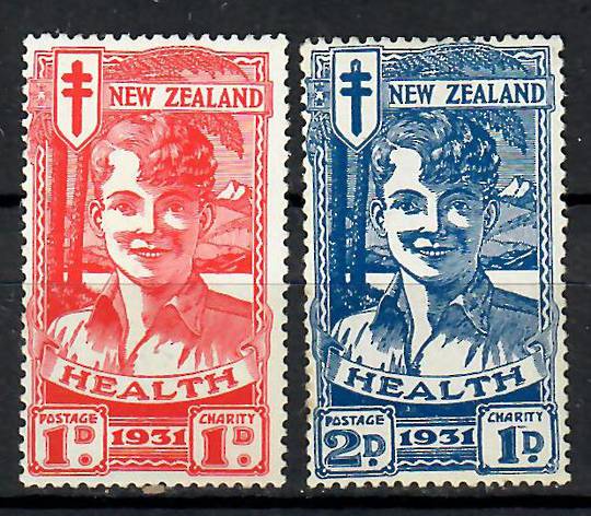 NEW ZEALAND 1931 Red & Blue Boy. Slight toning. - 70662 - UHM