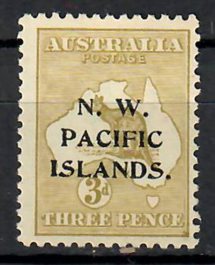 NEW GUINEA 1915 Definitive 3d Yellow-Olive. Die 2. - 70675 - UHM