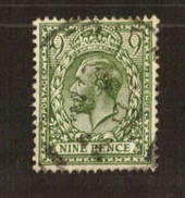 GREAT BRITAIN 1912 George 5th. 9d. Olive-Green. - 70746 - Used