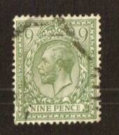 GREAT BRITAIN 1912 George 5th. 9d. Pale Olive-Green. - 70748 - Used