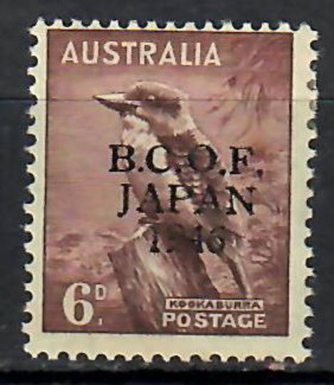 AUSTRALIA British Commonwealth Occupation Force (Japan) 1946 Definitive 6d Purple-Brown. - 70808 - Mint
