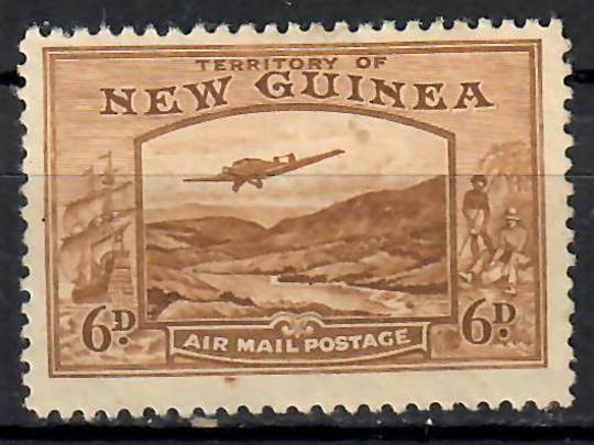 NEW GUINEA 1939 Air Mail 6d Bistre-Brown. - 70831 - Mint