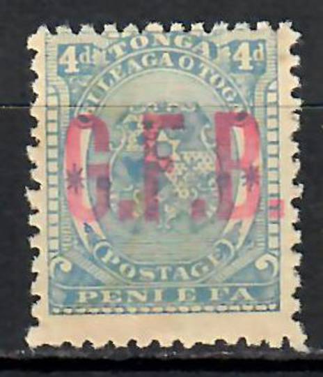 TONGA 1893 Arms Official 4d Ultramarine. - 70841 - MNG