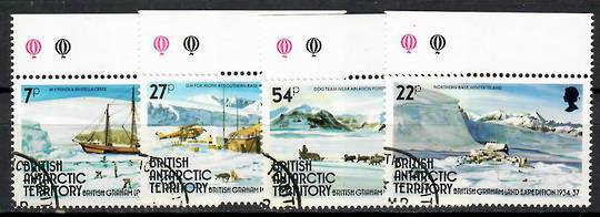 BRITISH ANTARCTIC TERRITORY 1985 50th Anniversary of the British  Graham Land Expedition. Set of 4. - 70861 - VFU