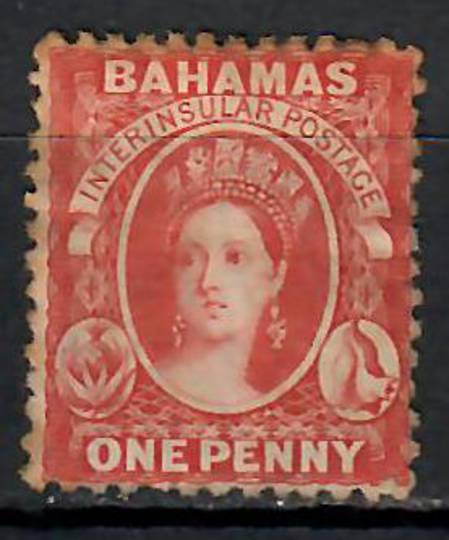 BAHAMAS 1863 Victoria 1d Watermark Crown CC. Perf 12.1/2. (cheapest). - 70875 - Mint