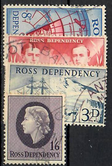 ROSS DEPENDENCY 1957 Definitives. Set of 4. - 70883 - FU