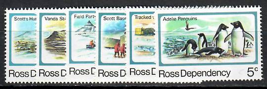 ROSS DEPENDENCY 1982 Definitives. Set of 6. - 70891 - UHM