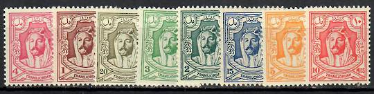 JORDAN 1942 Definitives. Set of 8. - 70912 - UHM