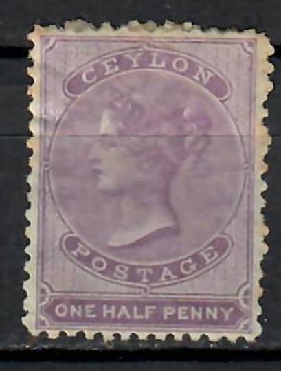 CEYLON 1857 Victoria 1st Definitive ½d Dull Mauve. Perf 12½. - 70914 - Mint