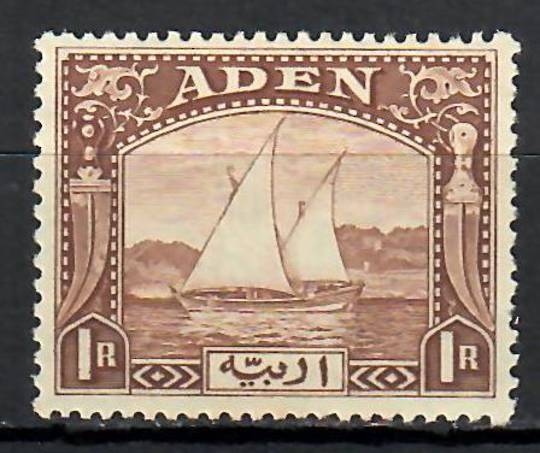 ADEN 1937 Definitive 1r Brown. - 70919 - Mint