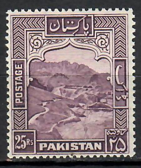 PAKISTAN 1948 Definitive 25r Violet. Perf 13. - 70927 - UHM