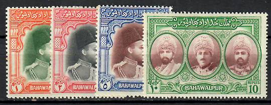 BAHAWALPUR 1948 Definitives. Set of 4.