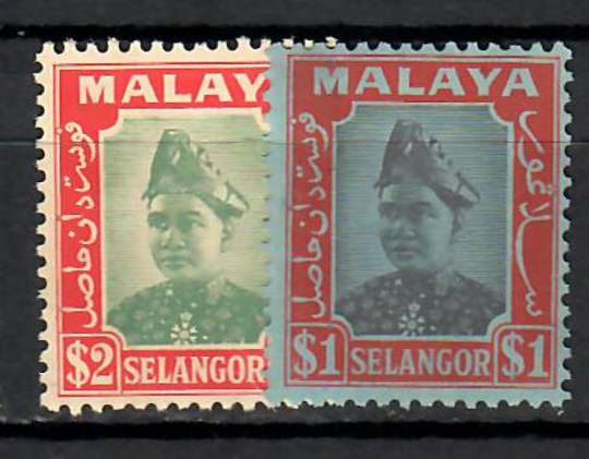 SELANGOR 1941 Definitives. Set of 2. - 70939 - Mint