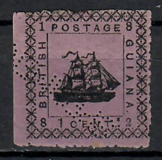 BRITISH GUIANA 1882 Definitive 1c Black on Magenta. - 70970 - Mint