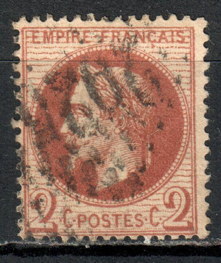 FRANCE 1863 Grand Chiffre 2925 Pont Audemer on SG105. - 71091 - Postmark