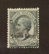 ERITREA 1916 Definitive 15c Slate. Fine copy. - 71109 - Mint