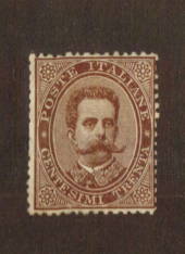 ITALY 1879 Definitive 30c Brown. - 71111 - MNG