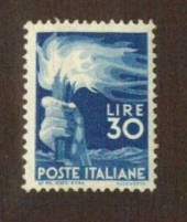 ITALY 1945 Definitive 30 lire Bright Blue. - 71112 - Mint