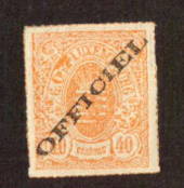 LUXEMBOURG 1875 Official 40c Orange. - 71143 - LHM