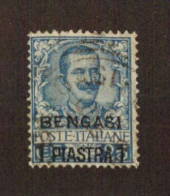 ITALIAN POST OFFICES IN LIBYA : BENGHAZI 1901 Definitive 1pi on 25c Blue. The July issue. - 71145 - VFU