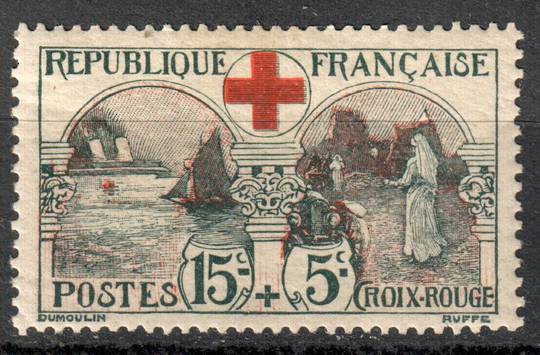 FRANCE 1918 Red Cross 15c + 5c Red and Grey-Green. - 71169 - Mint