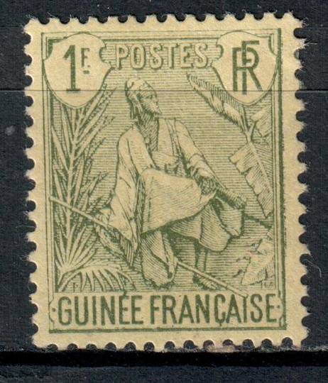 FRENCH GUINEA 1904 Definitive 1fr Olive-Green. - 71203 - Mint