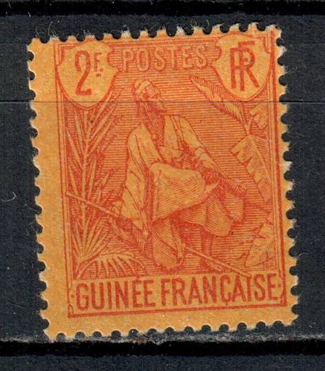 FRENCH GUINEA 1904 Definitive 2fr Red on Orange. - 71204 - Mint