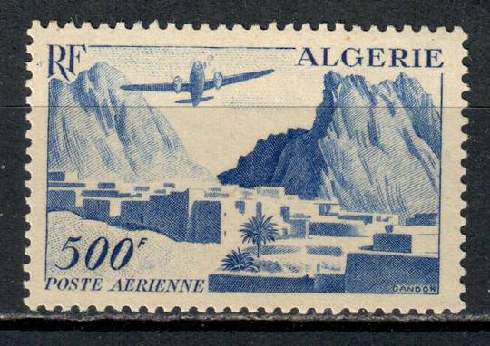 ALGERIA 1949 Air 500fr Ultramarine. Beautifully centred with only a trace of a hinge mark. - 71230 - LHM