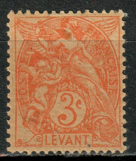 FRENCH Post Offices in TURKISH EMPIRE 1902 Definitive 3c Orange-Red on orange. - 71246 - Mint