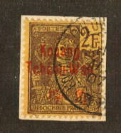 INDO CHINA POST OFFICES IN KWANGCHOW 1906 2f on piece. Good perfs. Nice colour. - 71264 - VFU