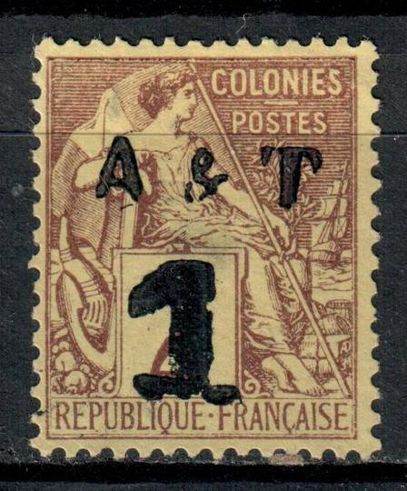 ANNAM and TONGKING 1888 Definitive Surcharge 1 on 2c Brown on Buff. - 71267 - MNG
