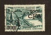 REUNION 1949 overprint 100f on 200f Air City of Bordeaux. - 71273 - FU