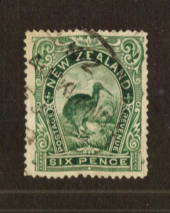 NEW ZEALAND 1898 Pictorial 6d Green. London Print. - 71296 - FU