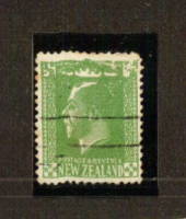 NEW ZEALAND 1915 Geo 5th Definitive Â½d with extreme plate wear probably from the booklet. - 71321 - Used