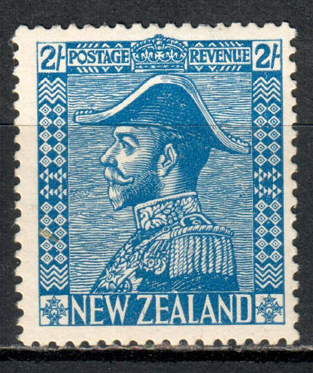 NEW ZEALAND 1926 Geo 5th Admiral 2/- Blue. - 71325 - LHM