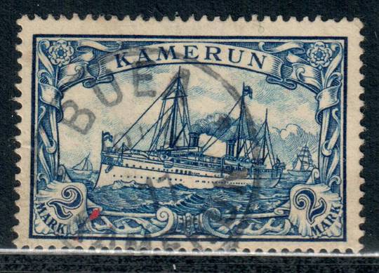 CAMEROUN 1900 Definitive 2 mark. Good perforations and a fine clear cancel of BUEA. Nice copy. - 71352 - VFU