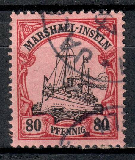 MARSHALL ISLANDS 1901 Definitive 80 pf. Well centred copy with part JALUIT cancel - 71357 - VFU