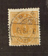 ICELAND 1897 3 Aurar orange. Perf 12.3/4. Good perfs. - 71435 - VFU