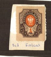 FINLAND 1891 Definitive 1r Orange and Brown. - 71438 - LHM