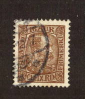 ICELAND 1902 16 Aurar reddish brown. Well centred with good perfs. - 71441 - VFU