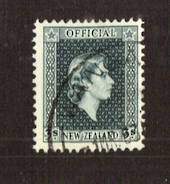 NEW ZEALAND 1963 Elizabeth 2nd Official 3/- Grey. - 71474 - Used