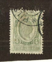 AUSTRIA 1899 Definitive 4k Green. Perf 12.1/2 Line. - 71543 - Used