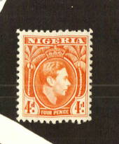 NIGERIA 1938 Geo 6th Definitive 4d Orange. - 71544 - LHM