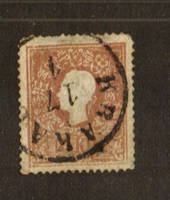 AUSTRIA 1858 10k Brown. Type1. Postmark clear but heavy. - 71548 - Used