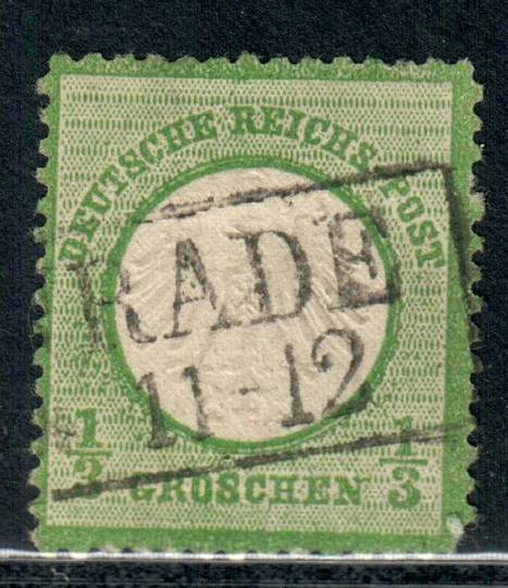 GERMANY 1872 Definitive ½g Yellow-Green. Light postmark. - 71880 - FU