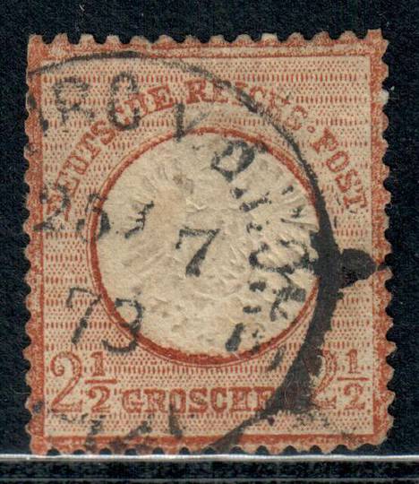 GERMANY 1872 Definitive (Large Shield) 2½g Chestnut. - 71885 - Used