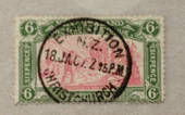 NEW ZEALAND 1906 Christchurch Exhibition 6d Red and Green with fine Exhibition Postmark. - 71915 - FU