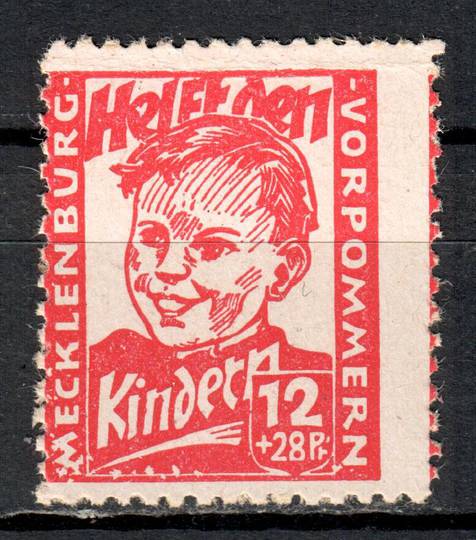 GERMANY Russian Occupation 1945 12pf + 28pf. Identified as Plattenfehler 28 VI - 71921 - UHM