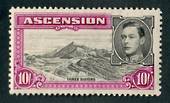 ASCENSION 1938 Geo 6th Definitive 10/- Black and Bright Purple. Perf 13½. - 71977 - LHM