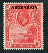 ASCENSION 1922 Geo 5th Definitive 1½d Rose-Red. - 71984 - LHM